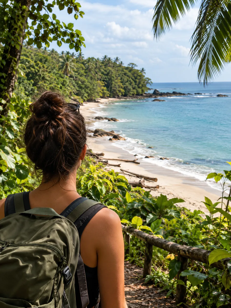 Aussicht im Cahuita-Nationalpark